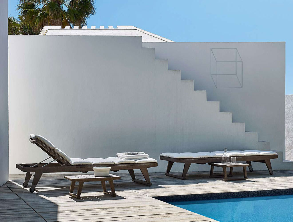 B&B Italia Outdoor Chaise Lounge Gio