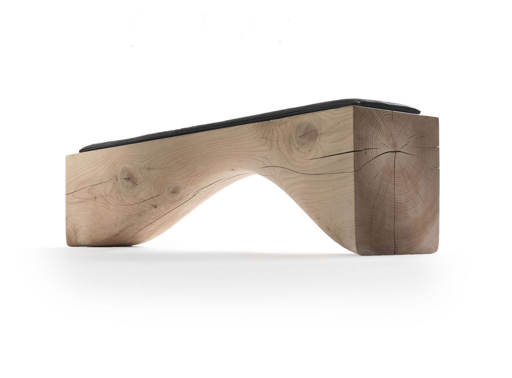 Riva 1920 Bank Curve Bench