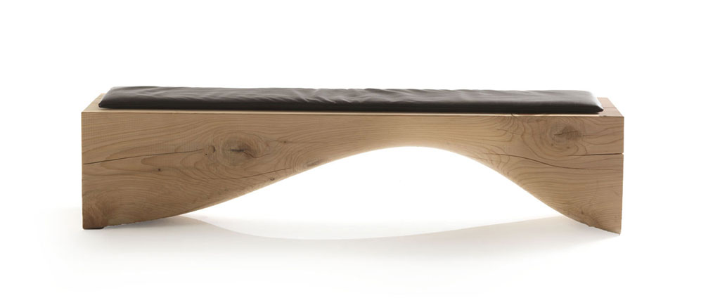 Riva 1920 Bank Curve Bench