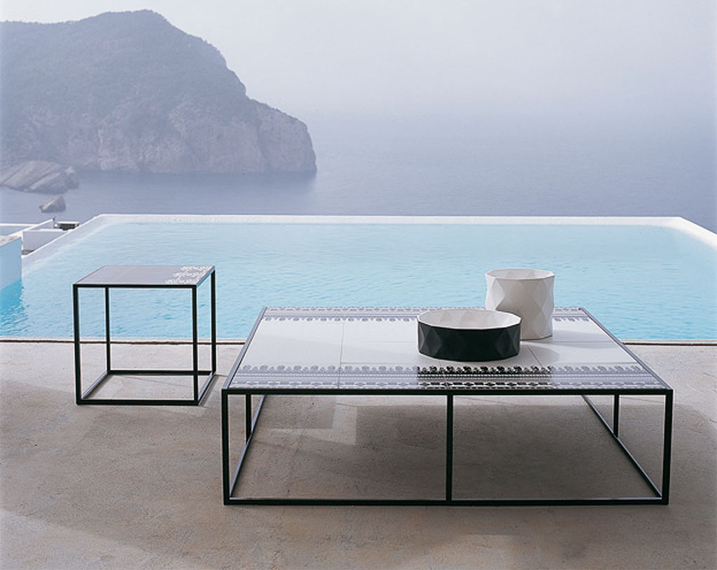 B&B Italia Outdoor kleiner Tisch Canasta B&B Italia Outdoor kleiner Tisch Canasta