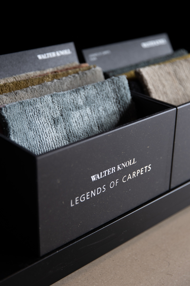 Blick in unsere Ausstellung: Legends of Carpets – Teppiche von Walter Knoll Legends of Carpets – Teppiche von Walter Knoll