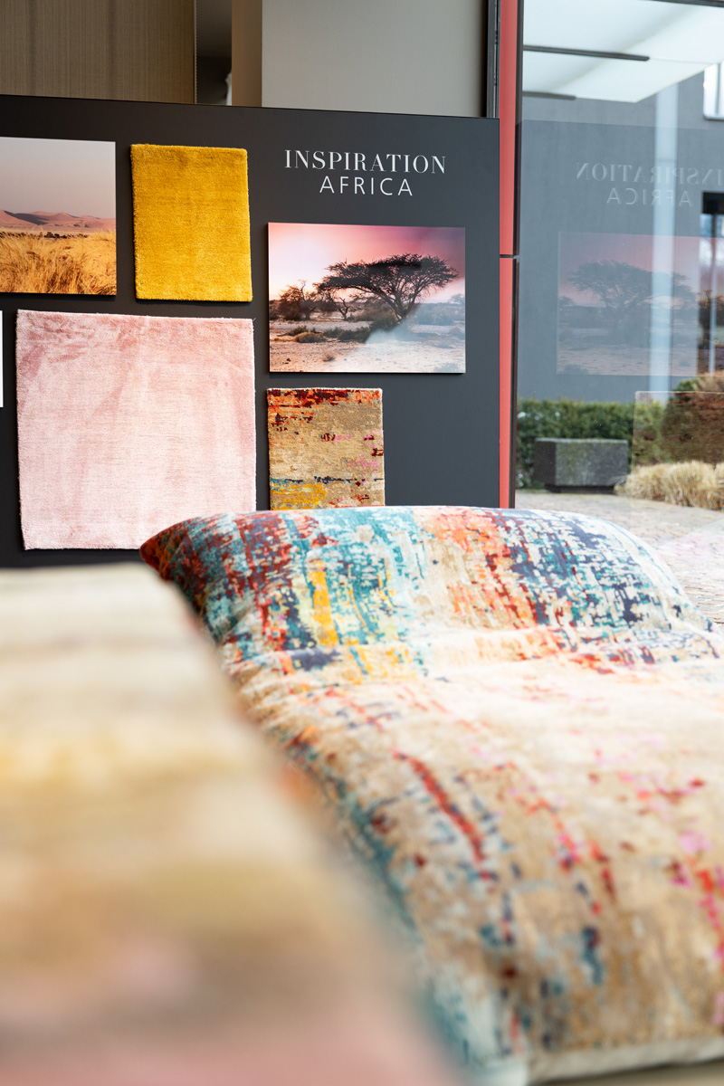 Blick in unsere Ausstellung: Legends of Carpets – Teppiche von Walter Knoll Legends of Carpets – Teppiche von Walter Knoll