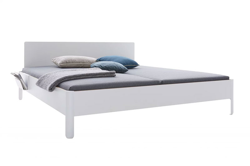 NAIT Doppelbett weiß