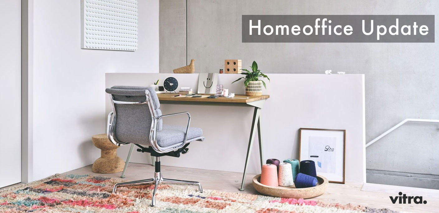 Aluminium & Soft Pad Group von Vitra - Homeoffice Update