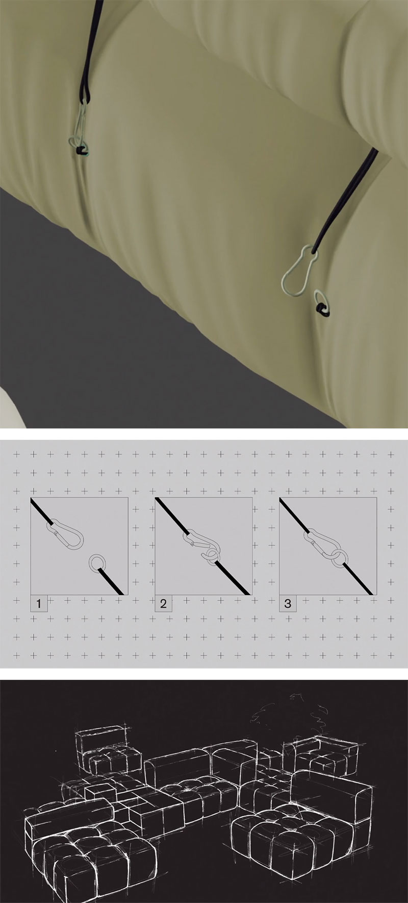 B&B Italia Sofa Camaleonda