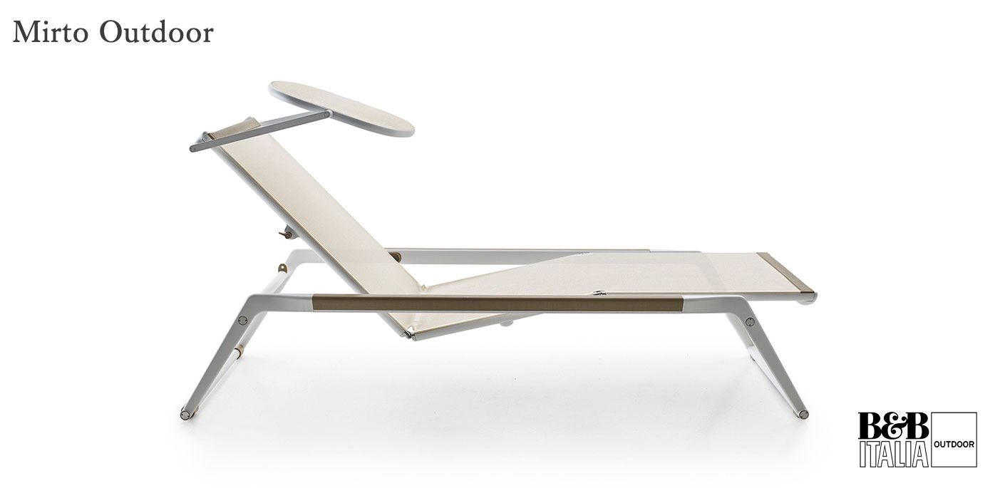 B&B Italia Outdoor Chaise Lounge Mirto