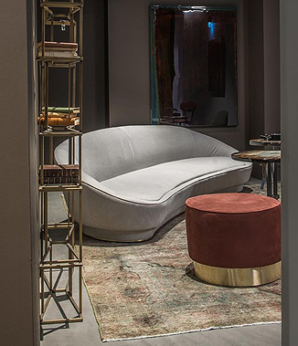 Baxter Italy Anais Pouf Polsterhocker Drifte Wohnform