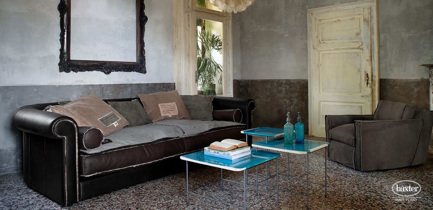 Baxter Italy Sofa Alfred - Sonderausführung Trench