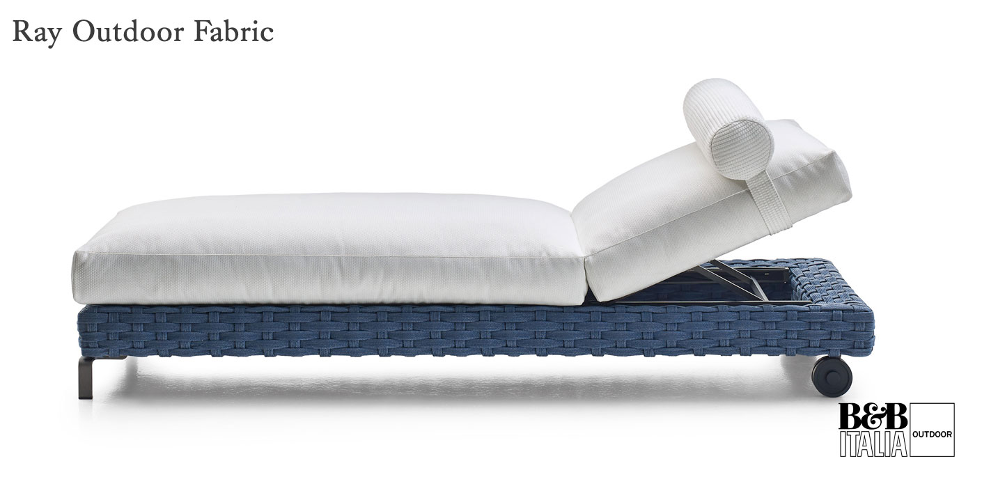 B&B Italia Outdoor Chaise Lounge Ray Fabric B&B Italia Outdoor Chaise Lounge Ray Fabric