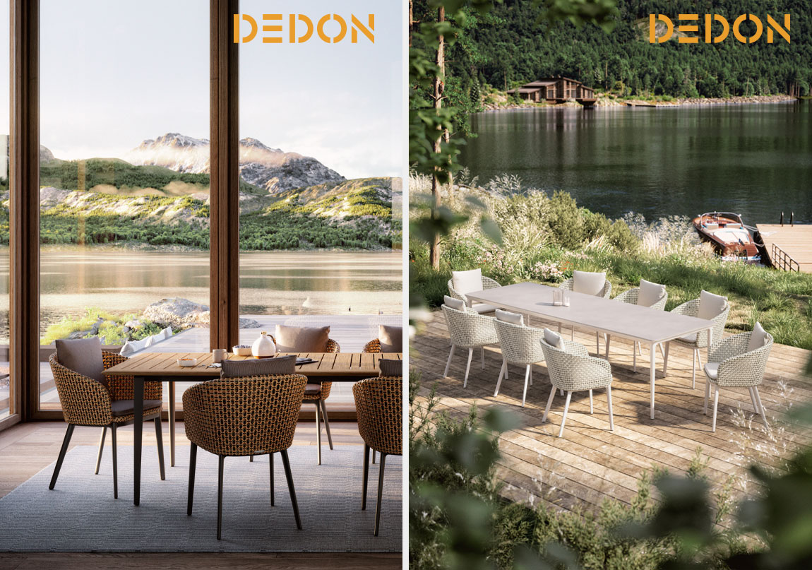 BELLMONDE Tisch aus der Dedon Kollektion