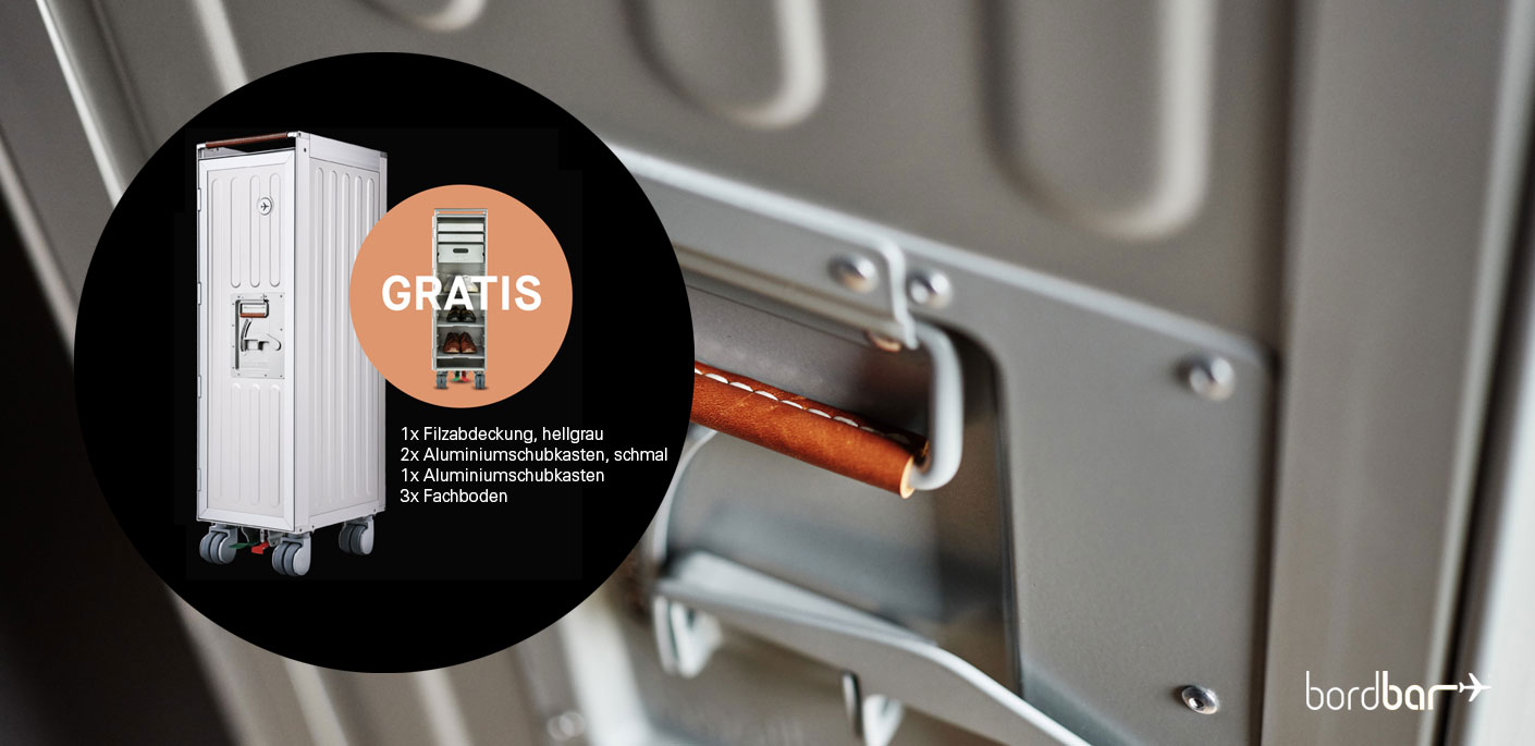 bordbar voyager Aktion: Trolley inkl. Equipment Design