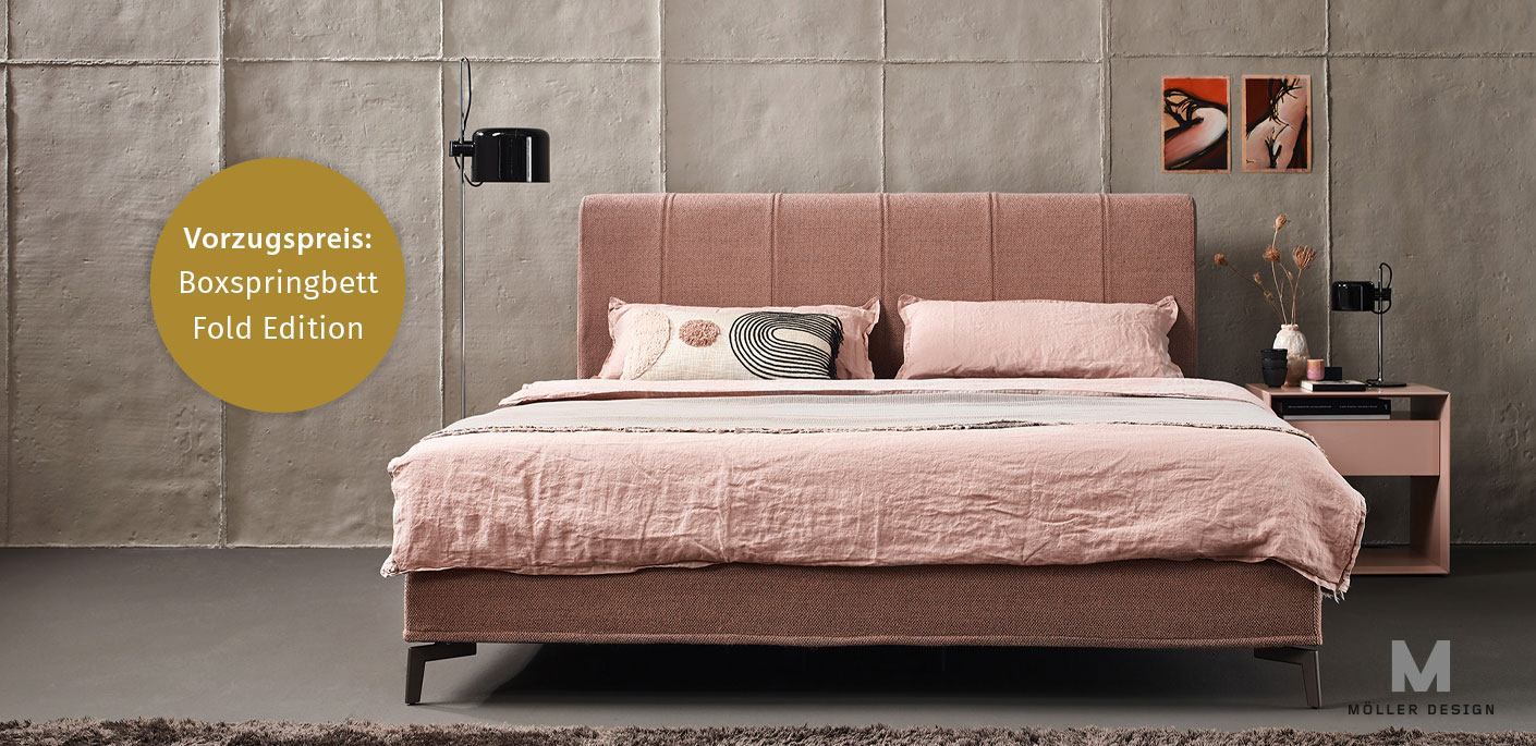 Boxspringbett Fold Edition von Möller Design