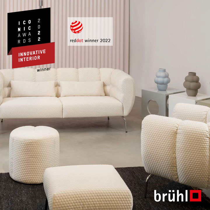 Iconic Awards 2022  und Red Dot für brühl sofa und sessel magnolia Iconic Awards 2022 und Red Dot für brühl sofa und sessel magnolia