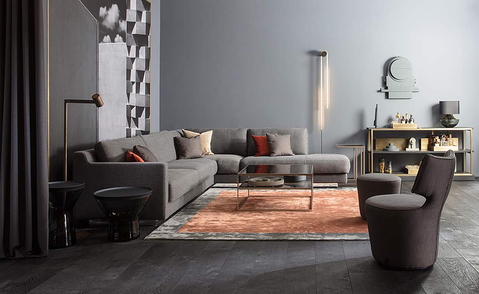 Christine Kröncke Sofa, Recamiere und Sessel Couper