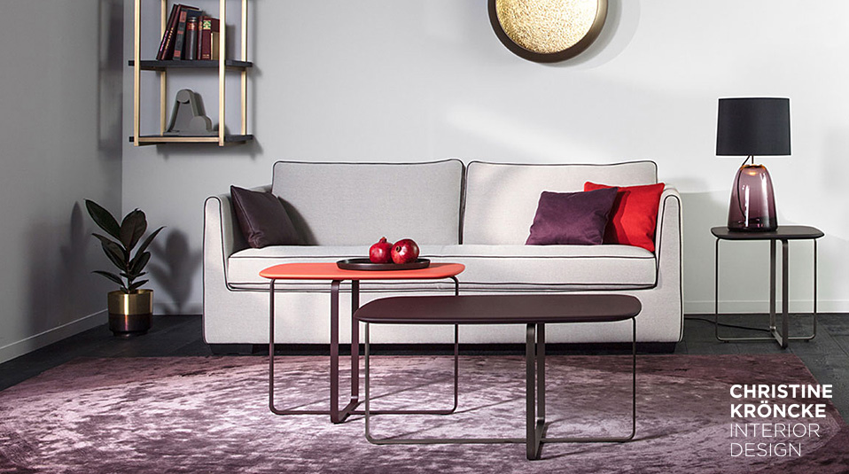 Christine Kröncke Sofa, Longchair Gatsby Style Christine Kröncke Sofa, Longchair Gatsby Style