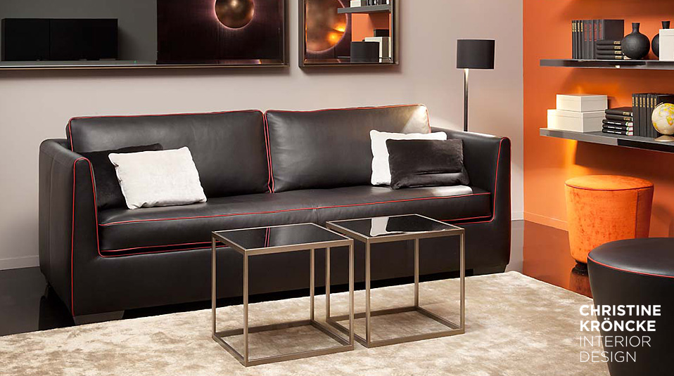 Christine Kröncke Sofa, Longchair Gatsby Style Christine Kröncke Sofa, Longchair Gatsby Style