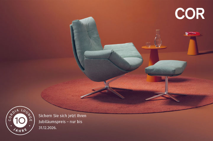 COR 10 Jahre Cordia Lounge: Jetzt Jubiläumsvorteil sichern!