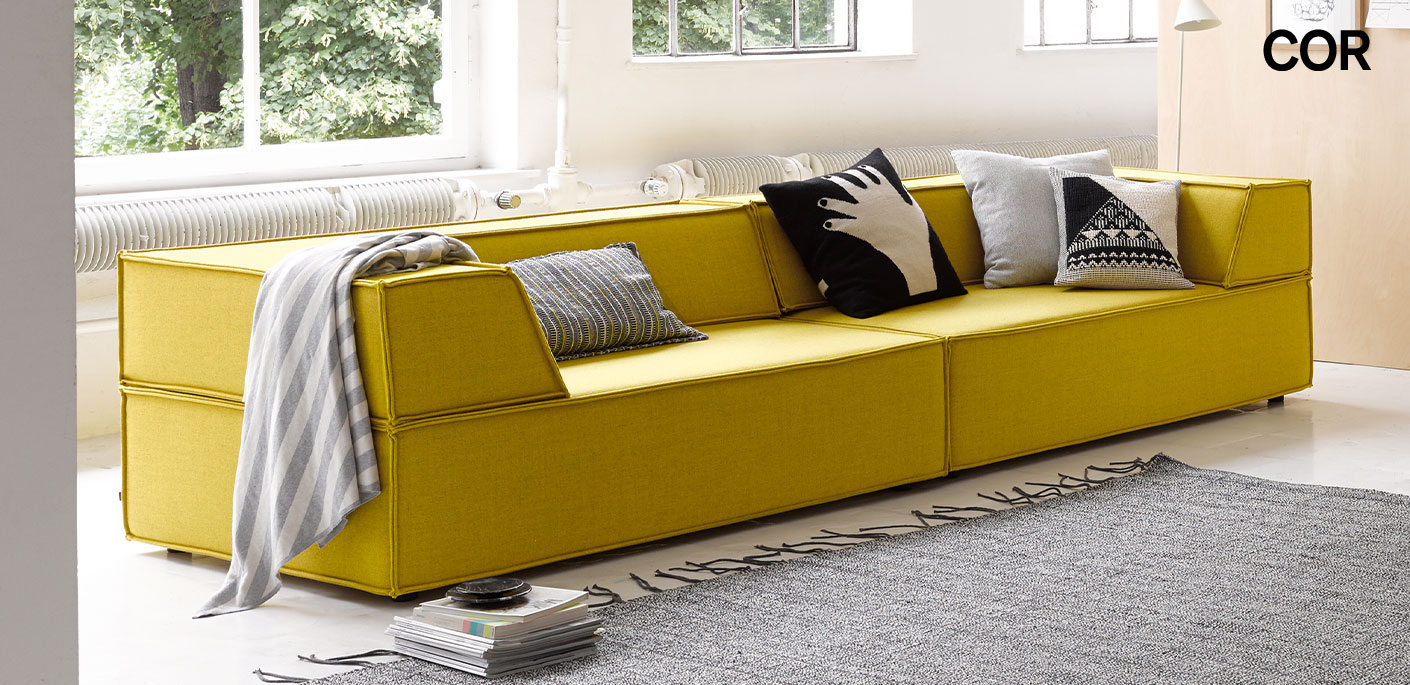 COR Trio Sofa – Lässige Polster für jedes Wohnkonzept