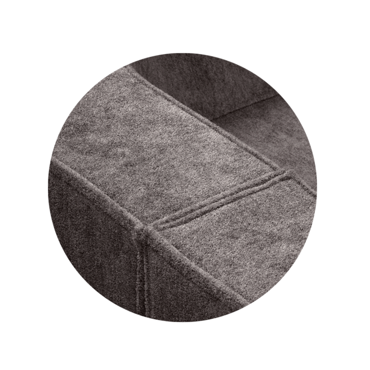 Sofa COR Trio in Asphaltgrau