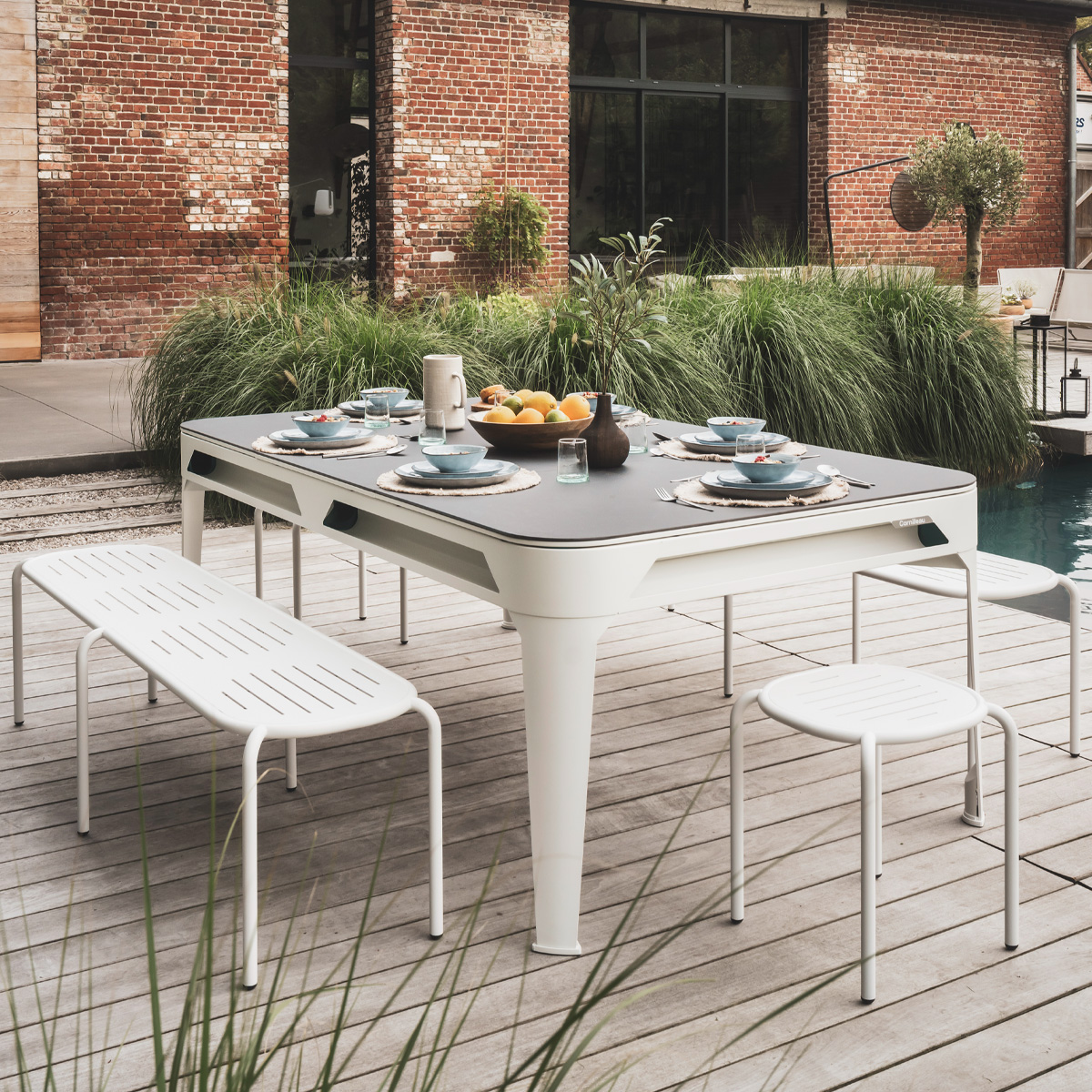 Cornilleau Bank und Hocker Hyphen In-Outdoor 