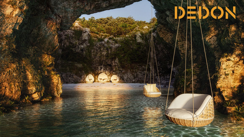 DEDON ORBIT Outdoor-Sofainsel