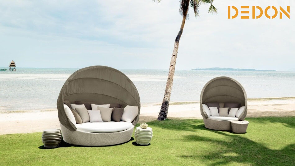 DEDON ORBIT Outdoor-Sofainsel 