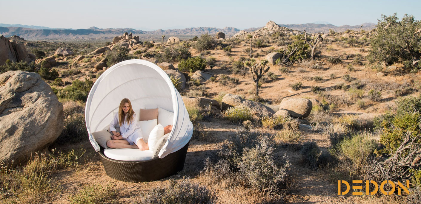 DEDON ORBIT Outdoor-Sofainsel
