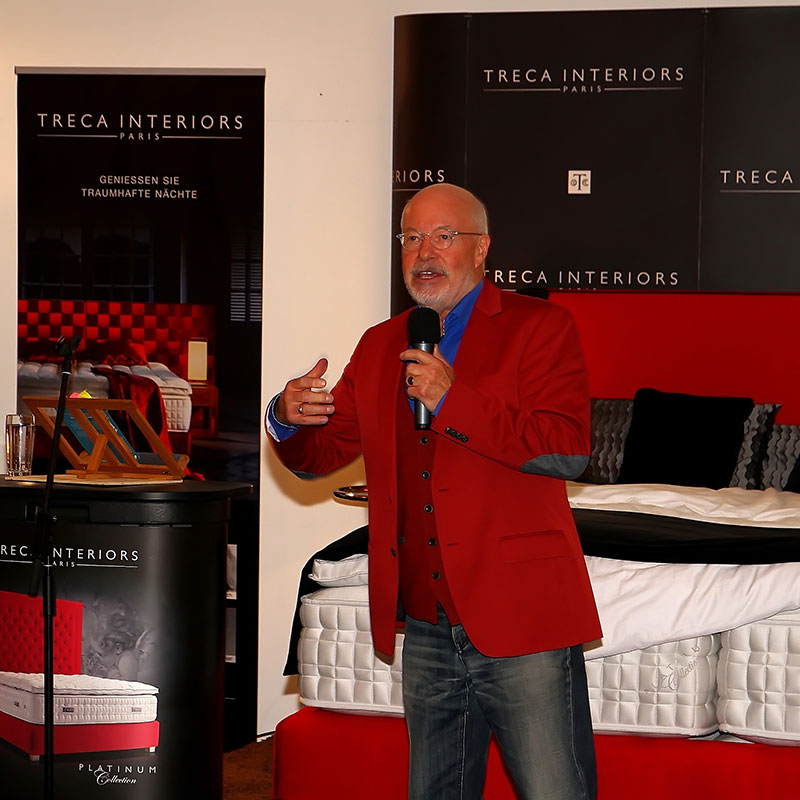 Event mit Treca Interiors Paris und AD Architectural Digest: Bill Mockridge liest Bettgeschichten