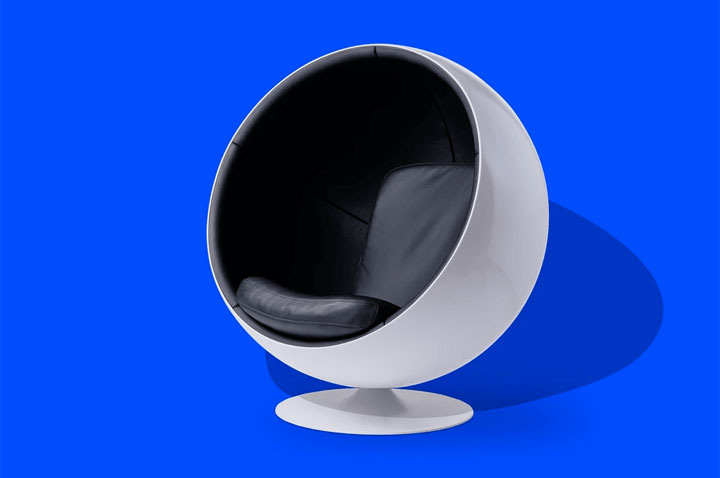 Eero Aarnio Originals Leder Ball Chair Eero Aarnio Originals Leder Ball Chair