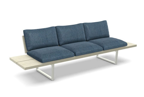 Fast Orizon Lounge Sofa mit Beitischen