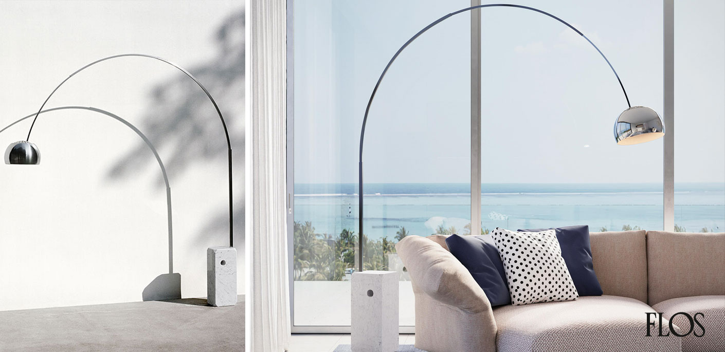 Flos Standleuchte Arco