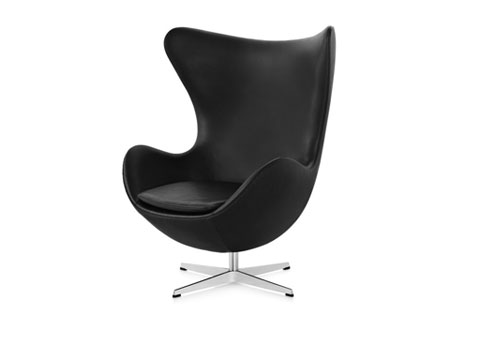Fritz Hansen Egg Chair Das Ei Bezug Aura Leder - Fritz Hansen Egg Chair Das Ei Bezug Aura Leder