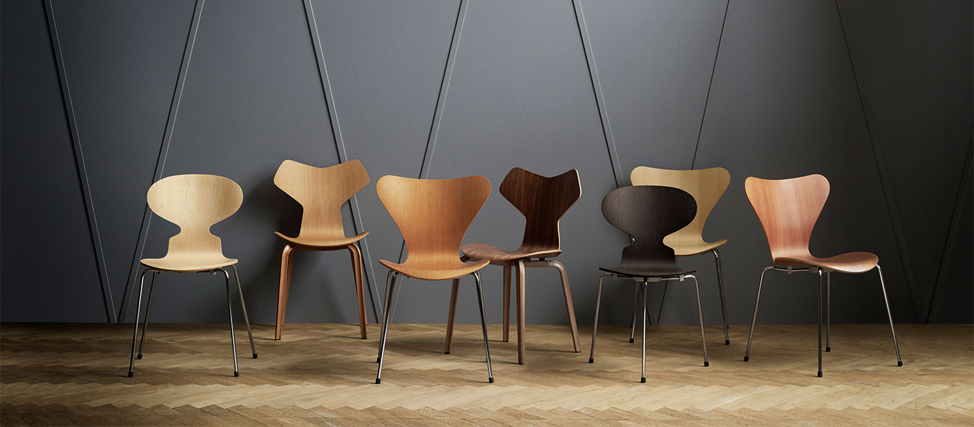 SERIE 7 Stuhl Arne Jacobsen und Fritz Hansen