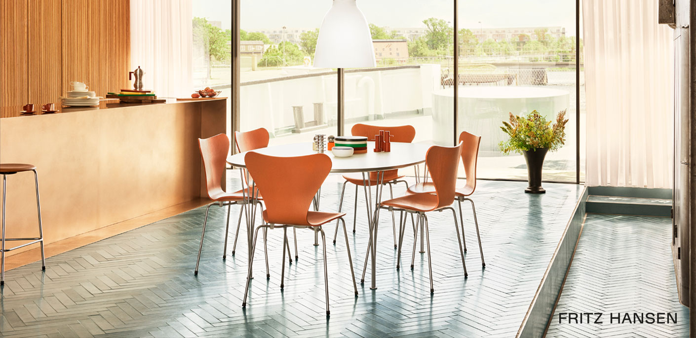 SERIE 7 Stuhl Arne Jacobsen und Fritz Hansen