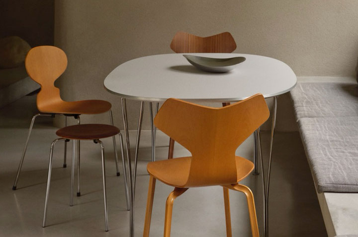 Fritz Hansen Grand Prix™ – ausdrucksstarker Stuhl von Arne Jacobsen