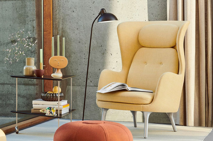 Fritz Hansen Ro™ – Loungesessel für Ruhe und Rückzug