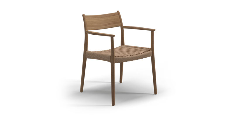 Gloster Lima Dining Chair with Arms