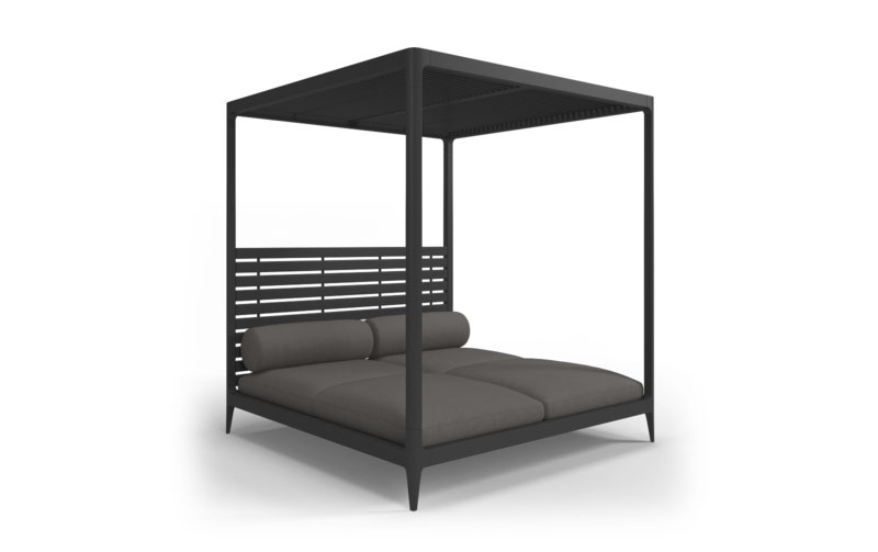 Gloster Grid Cabana Gartenmöbel - Aluminium Back & Roof
