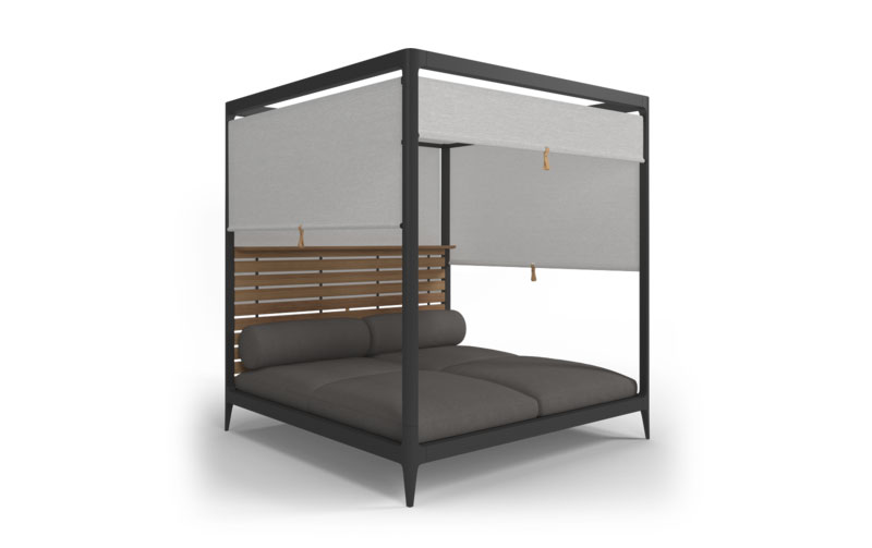 Gloster Grid Cabana Gartenmöbel  - Teak Back & Roof Screens