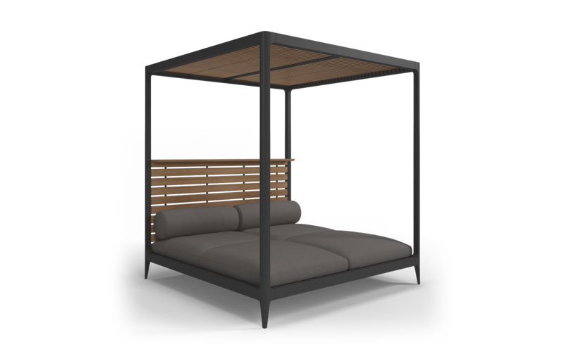 Gloster Grid Cabana Gartenmöbel - Teak Back & Roof