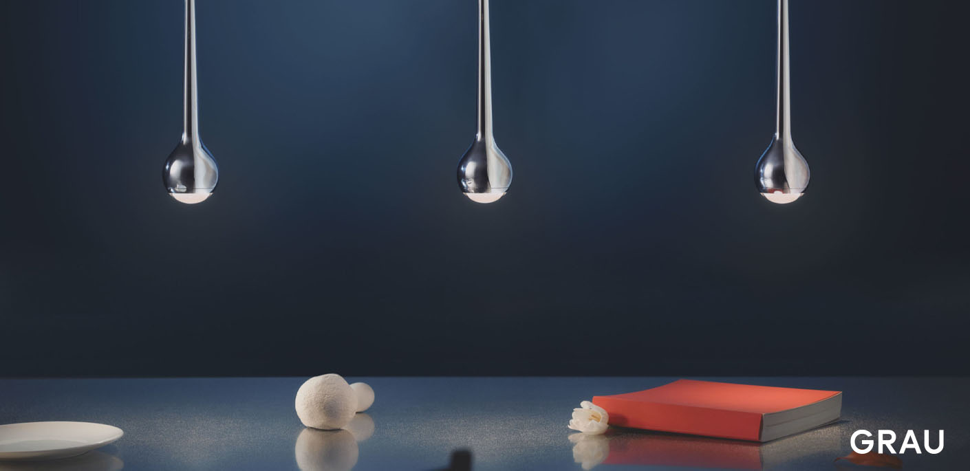 GRAU Hängeleuchte FALLING