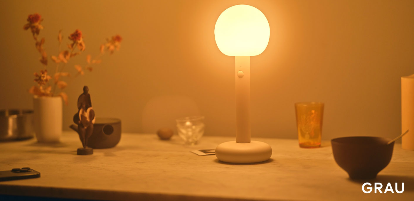 GRAU – Tischleuchte Fire