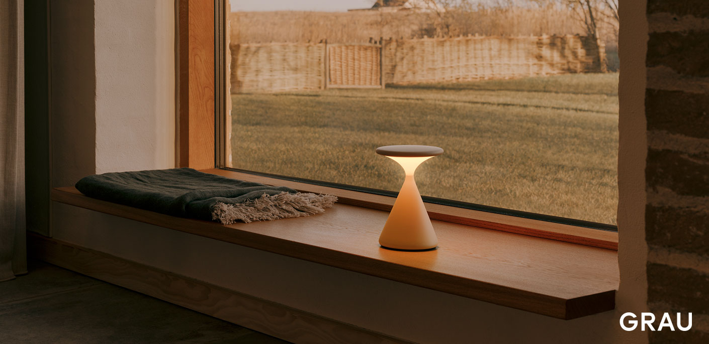 GRAU Tischleuchte Salt