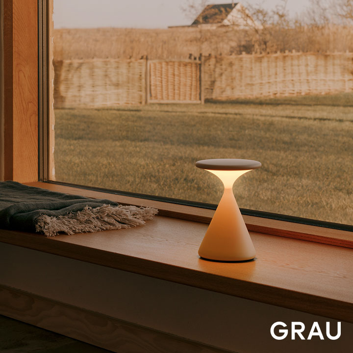 GRAU Tischleuchte Salt