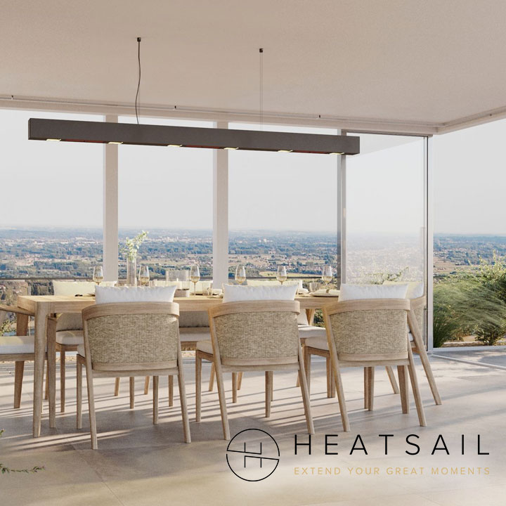 Heatsail – Luxusbeleuchtung und -heizung 