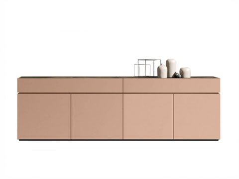 interlübke Sideboard just cube bold 240 cm Steinplatte