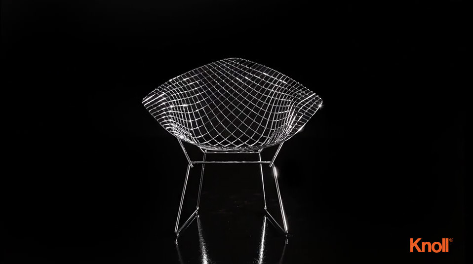 Knoll International Bertoia Diamond Chair Knoll International Bertoia Diamond Chair