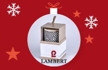 Ebba Duftkerze taupe