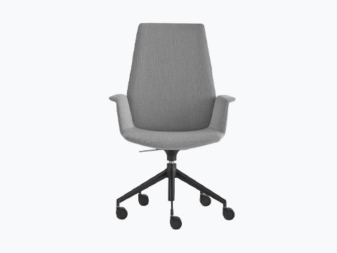 Lapalma s243 Mit hoher Rückenlehne und Pyramidenförmigem Fußkreuz