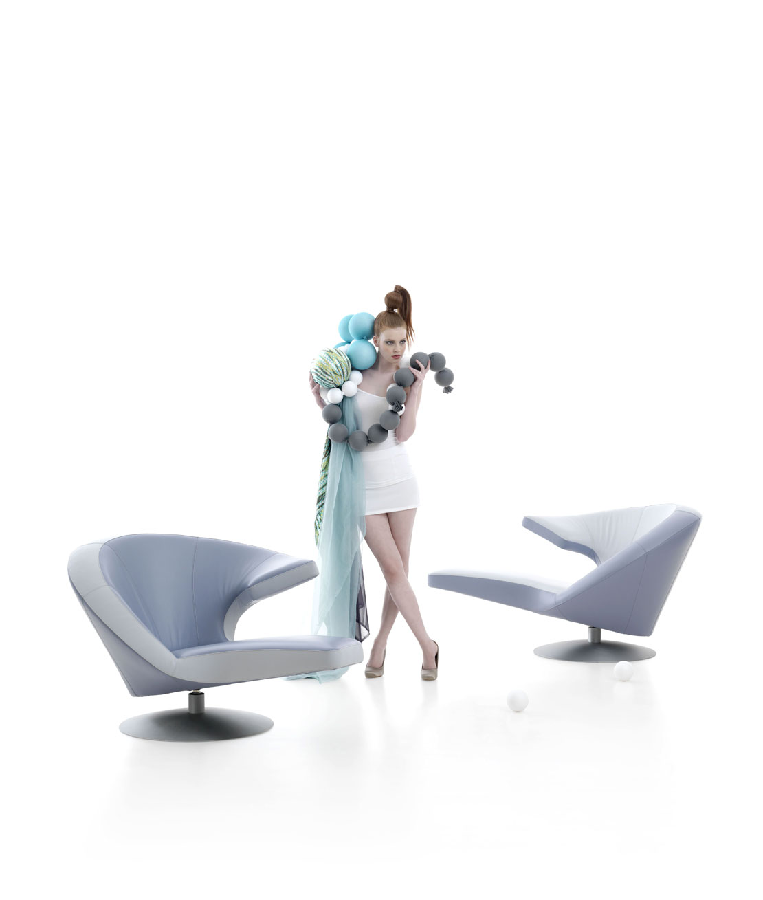 Leolux außergewöhnlicher Parabolica Sessel